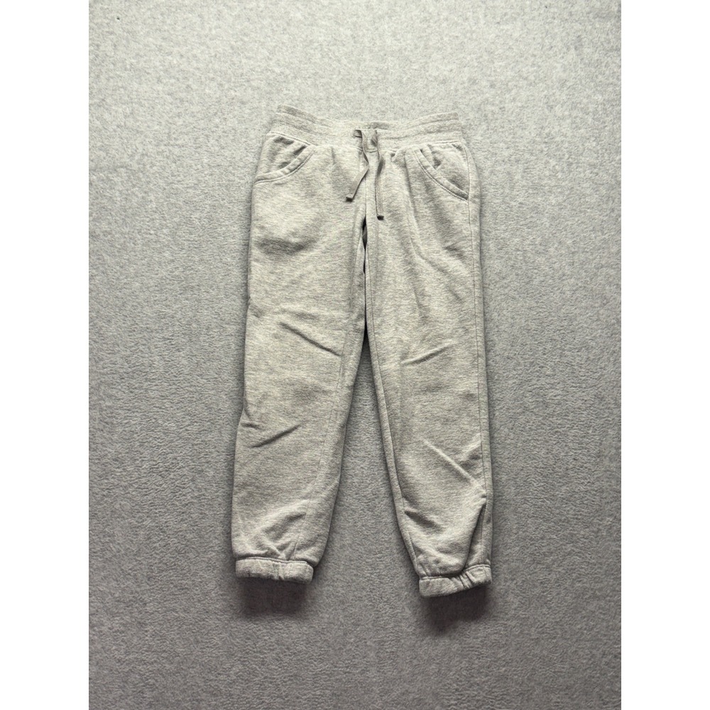 Cat & Jack Kids Gray Heathered Fleece Jogger Sweatpants Size S 6/7